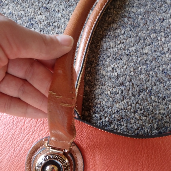 Tree of Life Orange/Brown Handbag - Picture 6 of 8